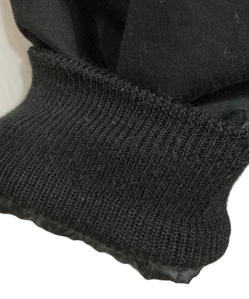 HOUSTON（ヒューストン）HOUSTON (ヒューストン) ライナー付モッズコート ブラック サイズ:largeの古着・服飾アイテム