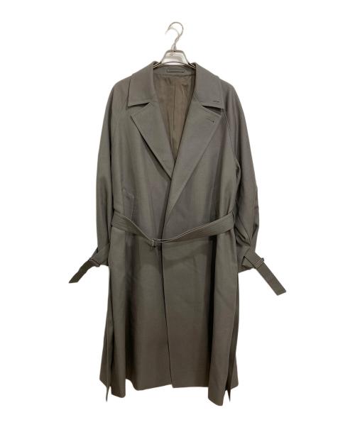 UNITED ARROWS TOKYO（ユナイテッドアローズトウキョウ）UNITED ARROWS TOKYO (ユナイテッドアローズトウキョウ) ベルテッド ラップ トレンチコート ベージュ サイズ:Lの古着・服飾アイテム