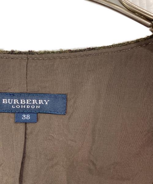 BURBERRY LONDON（バーバリーロンドン）BURBERRY LONDON (バーバリーロンドン) ノースリーブワンピース グリーン サイズ:38の古着・服飾アイテム