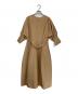 ESTNATION (エストネーション) ダブルクロスVネックワンピース ベージュ サイズ:36：8000円