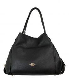COACH（コーチ）の古着「イーディーショルダーバッグ」｜ブラック