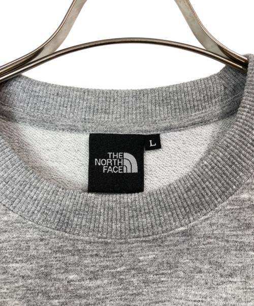 THE NORTH FACE（ザ ノース フェイス）THE NORTH FACE (ザ ノース フェイス) スモールロゴヘザースウェットクルー グレー サイズ:Lの古着・服飾アイテム