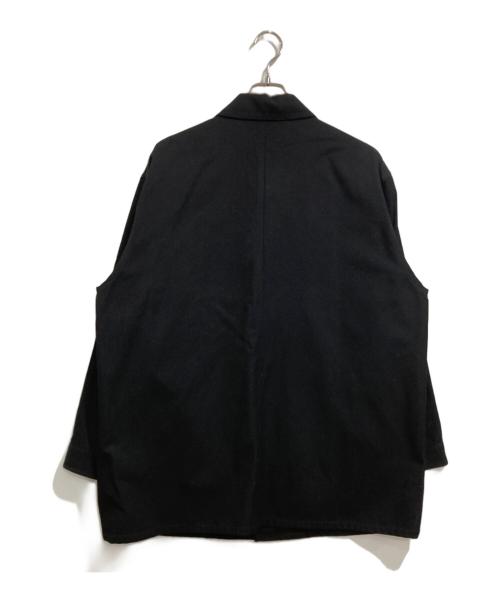 mb（エムビー）mb (エムビー) ハイエンド尾州ウールカバーオール ブラック サイズ:Mの古着・服飾アイテム