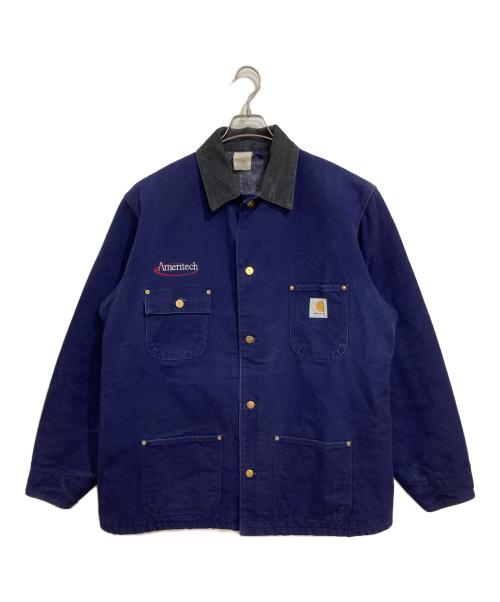 CarHartt（カーハート）CarHartt (カーハート) ダックチョアコート ブルー サイズ:46の古着・服飾アイテム