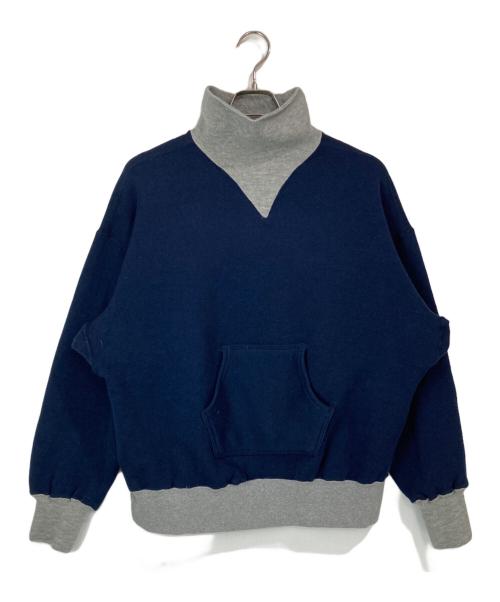 WAREHOUSE（ウエアハウス）WAREHOUSE (ウエアハウス) COMBI HIGH NECK STYLE ネイビー サイズ:42の古着・服飾アイテム