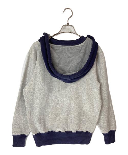 TOYS MCCOY（トイズマッコイ）TOYS MCCOY (トイズマッコイ) 後付けパーカー グレー×ネイビー サイズ:Mの古着・服飾アイテム