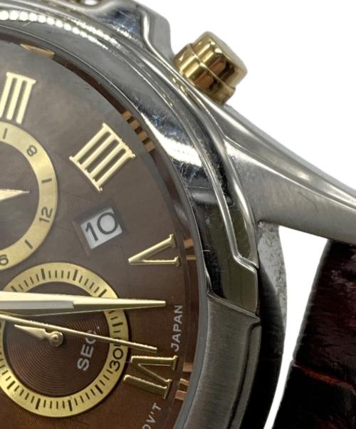 PULSAR（パルサー）PULSAR (パルサー) リストウォッチ ブラウンの古着・服飾アイテム