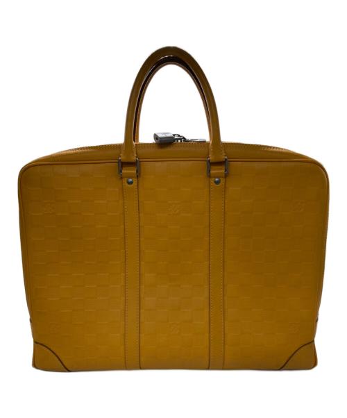 LOUIS VUITTON（ルイ ヴィトン）LOUIS VUITTON (ルイ ヴィトン) アンフィニ ハンドバッグ イエローの古着・服飾アイテム