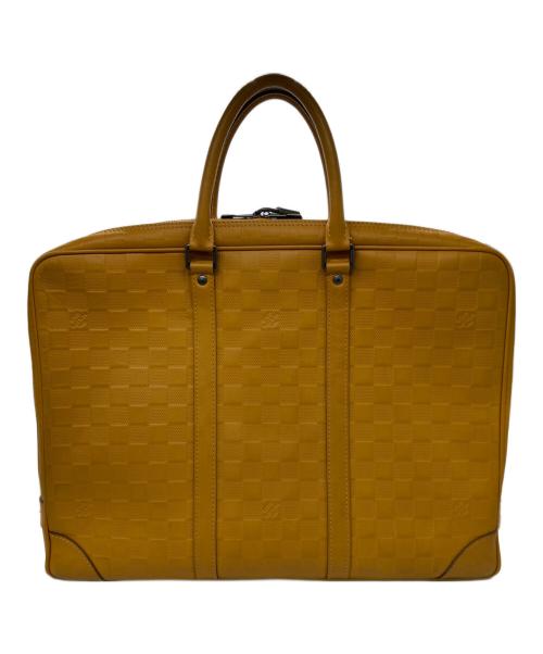 LOUIS VUITTON（ルイ ヴィトン）LOUIS VUITTON (ルイ ヴィトン) アンフィニ ハンドバッグ イエローの古着・服飾アイテム