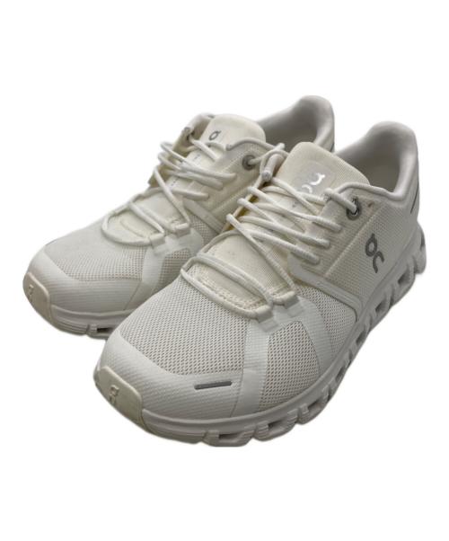 on（オン）on (オン) ローカットスニーカー ホワイト サイズ:24cmの古着・服飾アイテム