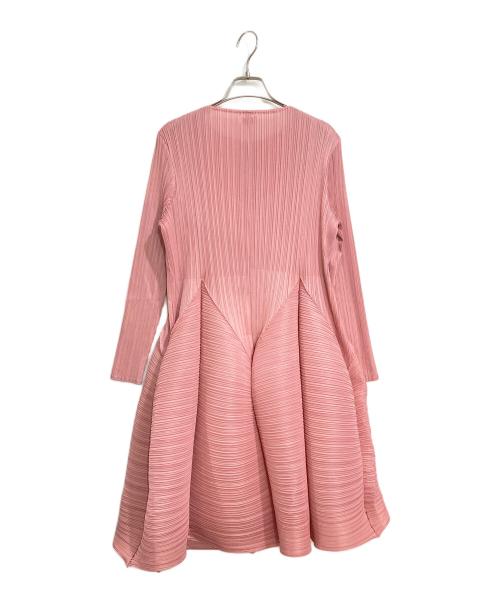 ABISTE（アビステ）ABISTE (アビステ) 変形プリーツバルーンヘムワンピース ピンク サイズ:SIZE 40の古着・服飾アイテム