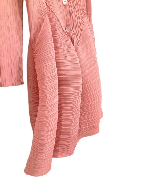 ABISTE（アビステ）ABISTE (アビステ) 変形プリーツバルーンヘムワンピース ピンク サイズ:SIZE 40の古着・服飾アイテム