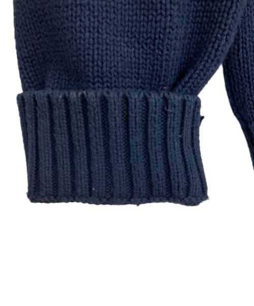 POLO RALPH LAUREN（ポロ・ラルフローレン）POLO RALPH LAUREN (ポロ・ラルフローレン) フラッグ ロングスリーブ セーター ネイビー サイズ:Lの古着・服飾アイテム