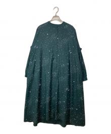 Marble SUD（マーブルシュッド）の古着「Stella Base シャツワンピース」｜グリーン