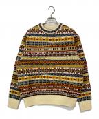 Coohemコーヘン）の古着「フェアアイル プルオーバーニット」｜ブラウン