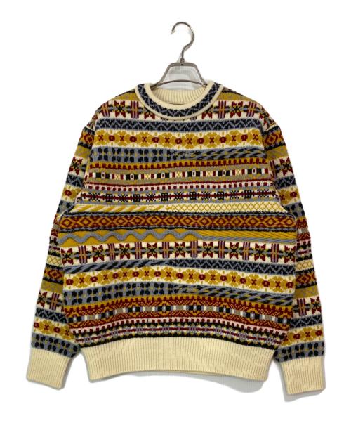 Coohem（コーヘン）Coohem (コーヘン) フェアアイル プルオーバーニット ブラウン サイズ:Ⅿの古着・服飾アイテム