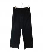BALENCIAGAバレンシアガ）の古着「ウールサージ5Pスラックス」｜ブラック