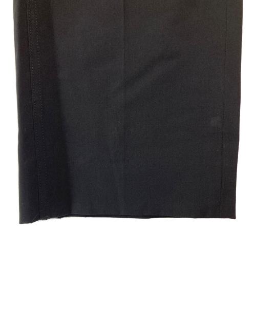 BALENCIAGA（バレンシアガ）BALENCIAGA (バレンシアガ) ウールサージ5Pスラックス ブラック サイズ:44の古着・服飾アイテム