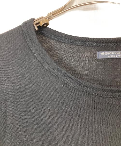 REGULATION Yohji Yamamoto（レギュレーションヨウジヤマモト）REGULATION Yohji Yamamoto (レギュレーションヨウジヤマモト) アシンメトリーカットウールニット ブラック サイズ:3の古着・服飾アイテム