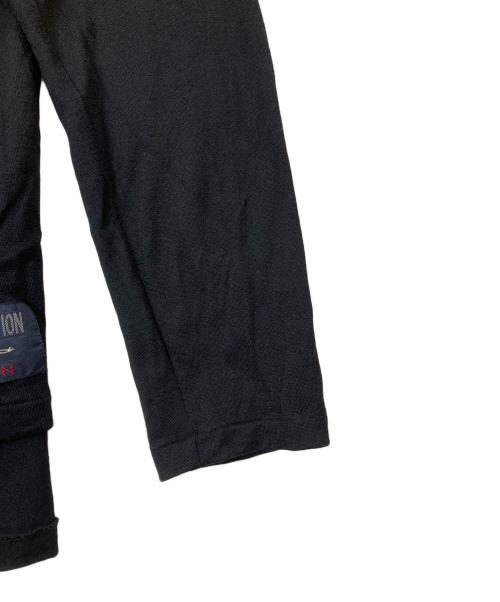 REGULATION Yohji Yamamoto（レギュレーションヨウジヤマモト）REGULATION Yohji Yamamoto (レギュレーションヨウジヤマモト) アシンメトリーカットウールニット ブラック サイズ:3の古着・服飾アイテム