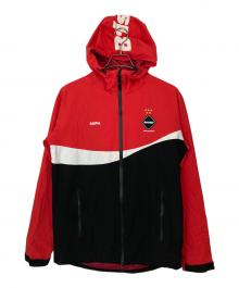 F.C.R.B.×Coca Cola（エフシーレアルブリストル×コカコーラ）の古着「COCA-COLA WARM UP JACKET」｜レッド