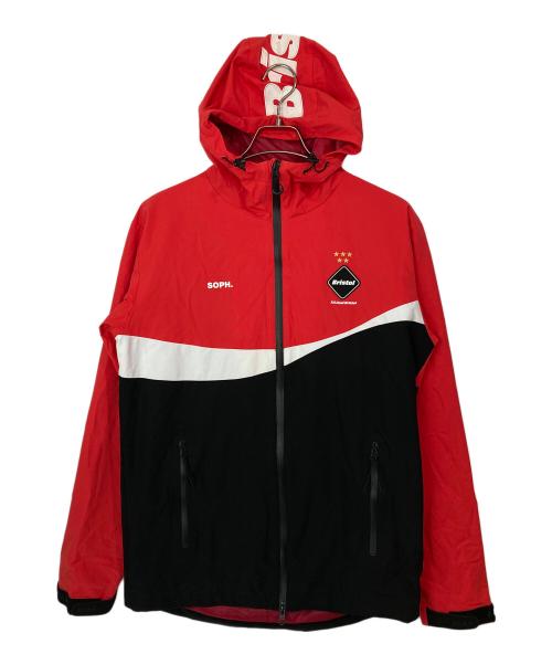 F.C.R.B.（エフシーレアルブリストル）F.C.R.B. (エフシーレアルブリストル) Coca Cola (コカコーラ) COCA-COLA WARM UP JACKET レッド サイズ:Ⅿの古着・服飾アイテム