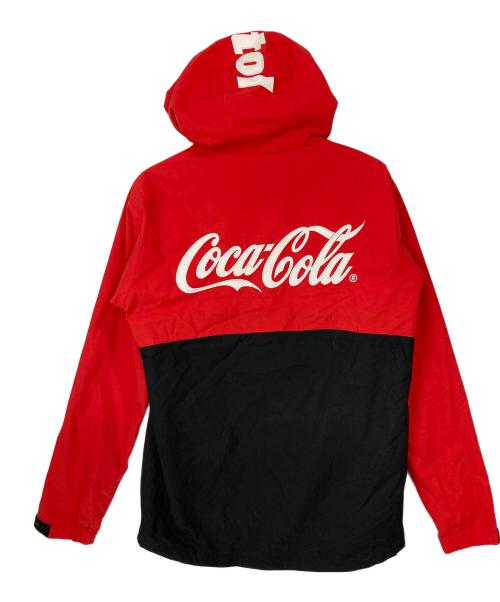 F.C.R.B.（エフシーレアルブリストル）F.C.R.B. (エフシーレアルブリストル) Coca Cola (コカコーラ) COCA-COLA WARM UP JACKET レッド サイズ:Ⅿの古着・服飾アイテム