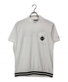 F.C.R.B.（エフシーレアルブリストル）の古着「TRAINING RIBBED HEM S/S MOCKNECK TOP」｜ホワイト