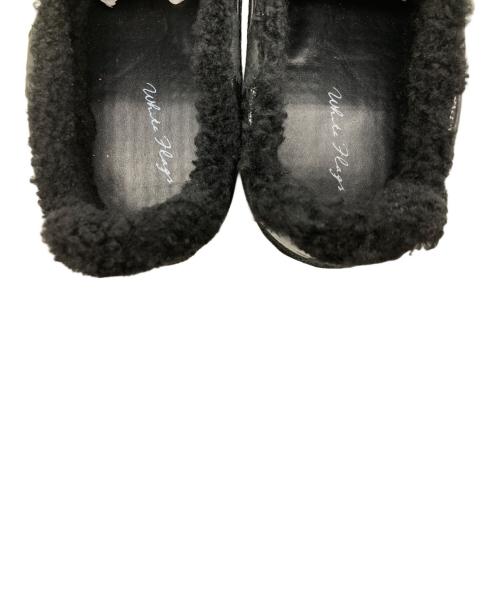 WHITE FLAG'S（ホワイトフラッグス）WHITE FLAG'S (ホワイトフラッグス) スリッポン ローカットスニーカー シューズ ブラック サイズ:43の古着・服飾アイテム