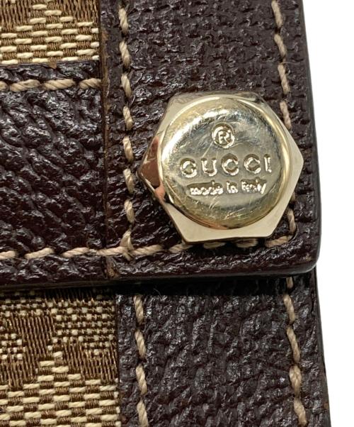 GUCCI（グッチ）GUCCI (グッチ) 2つ折り財布 ベージュの古着・服飾アイテム