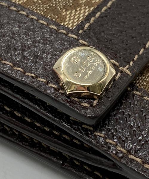 GUCCI（グッチ）GUCCI (グッチ) 2つ折り財布 ベージュの古着・服飾アイテム