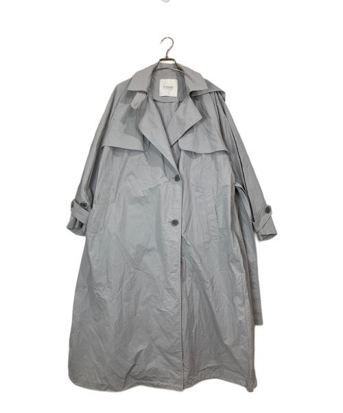 emmi atelier（エミアトリエ）emmi atelier (エミアトリエ) 2wayトレンチコート ブルー サイズ:FREEの古着・服飾アイテム