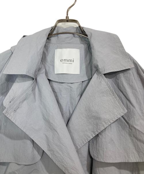 emmi atelier（エミアトリエ）emmi atelier (エミアトリエ) 2wayトレンチコート ブルー サイズ:FREEの古着・服飾アイテム