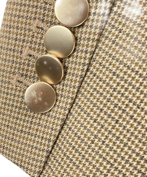 anuans（アニュアンス）anuans (アニュアンス) ダブルジャケット ベージュ サイズ:FREEの古着・服飾アイテム