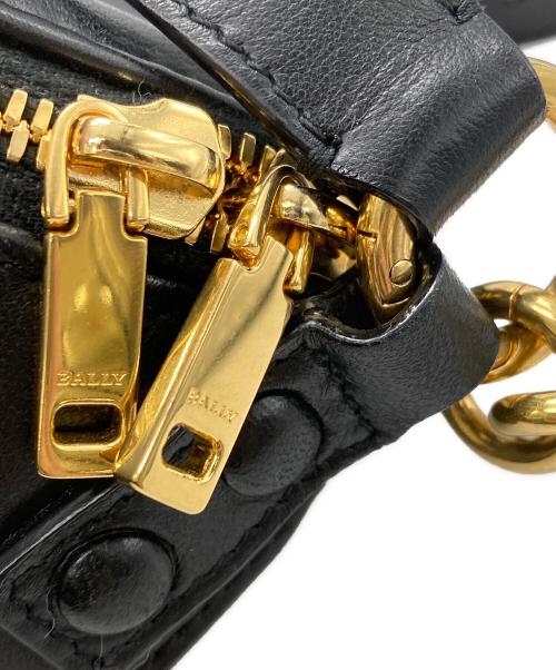 BALLY（バリー）BALLY (バリー) Breen Leather Mini Bag ブラックの古着・服飾アイテム