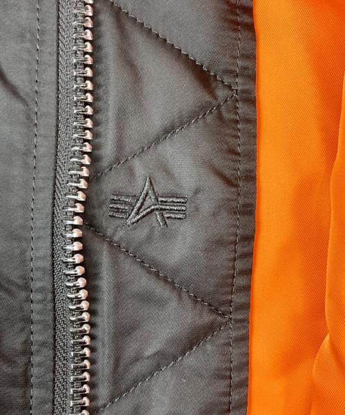 ALPHA（アルファ）ALPHA (アルファ) MA-1 ベスト ブラック サイズ:XLの古着・服飾アイテム