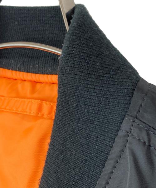 ALPHA（アルファ）ALPHA (アルファ) MA-1 ベスト ブラック サイズ:XLの古着・服飾アイテム