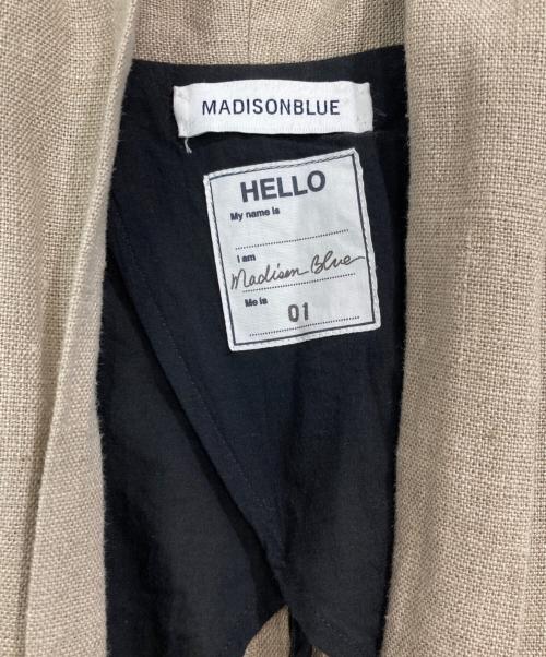 MADISON BLUE（マディソンブルー）MADISON BLUE (マディソンブルー) リネンロングコート ベージュ サイズ:01の古着・服飾アイテム