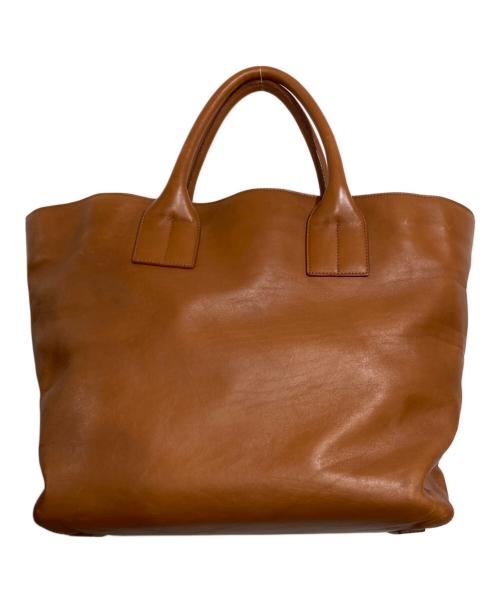 HIROFU（ヒロフ）HIROFU (ヒロフ) レザートートバッグ ブラウンの古着・服飾アイテム