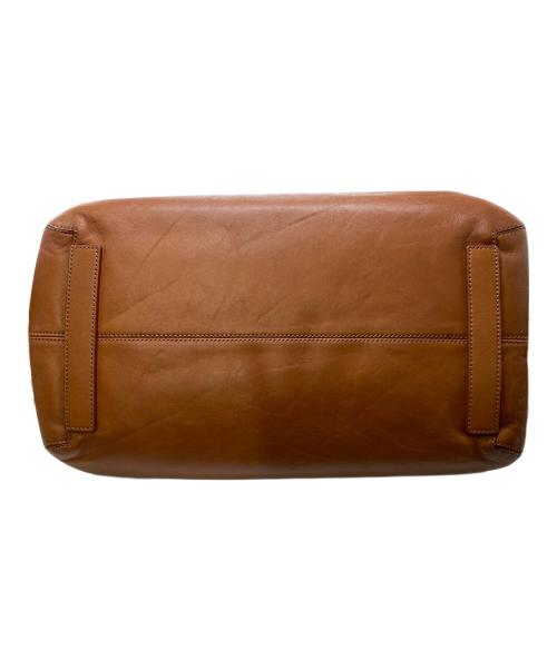 HIROFU（ヒロフ）HIROFU (ヒロフ) レザートートバッグ ブラウンの古着・服飾アイテム