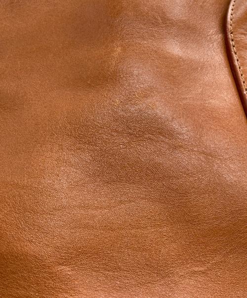 HIROFU（ヒロフ）HIROFU (ヒロフ) レザートートバッグ ブラウンの古着・服飾アイテム