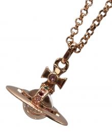 Vivienne Westwood（ヴィヴィアンウエストウッド）の古着「スモールオーブネックレス」｜ピンク