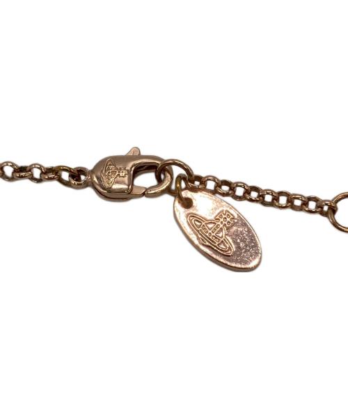Vivienne Westwood（ヴィヴィアンウエストウッド）Vivienne Westwood (ヴィヴィアンウエストウッド) スモールオーブネックレス ピンクの古着・服飾アイテム