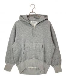 Americana×L'appartement（アメリカーナ×アパルトモン）の古着「WIDE FULLZIP HOODIE」｜グレー