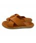 ISLAND SLIPPER (アイランドスリッパ) シップス別注 クロスストラップ サンダル ブラウン サイズ:26：6000円