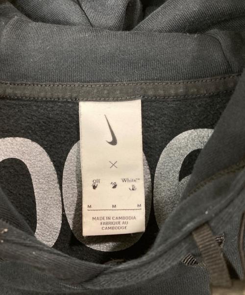 NIKE（ナイキ）NIKE (ナイキ) OFFWHITE (オフホワイト) AS M NRG OFF-WHITE FLC HOODIE ブラック サイズ:Ⅿの古着・服飾アイテム