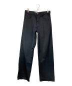 MM6 Maison Margielaエムエムシックスメゾンマルジェラ）の古着「Oversized 5-Pockets Pants」｜ブラック