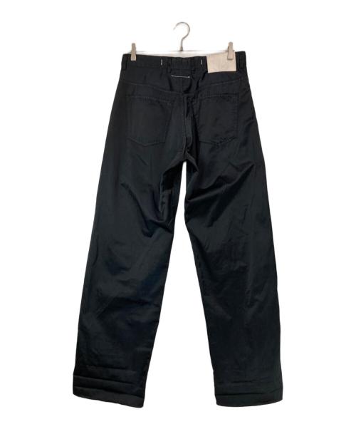 MM6 Maison Margiela（エムエムシックスメゾンマルジェラ）MM6 Maison Margiela (エムエムシックスメゾンマルジェラ) Oversized 5-Pockets Pants ブラック サイズ:28の古着・服飾アイテム