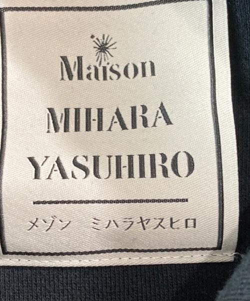 Maison MIHARA YASUHIRO（メゾン ミハラ ヤスヒロ）Maison MIHARA YASUHIRO (メゾン ミハラ ヤスヒロ) Inside out hoodie ブラック サイズ:38の古着・服飾アイテム