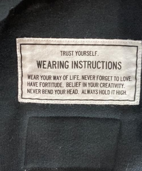 Maison MIHARA YASUHIRO（メゾン ミハラ ヤスヒロ）Maison MIHARA YASUHIRO (メゾン ミハラ ヤスヒロ) Inside out hoodie ブラック サイズ:38の古着・服飾アイテム